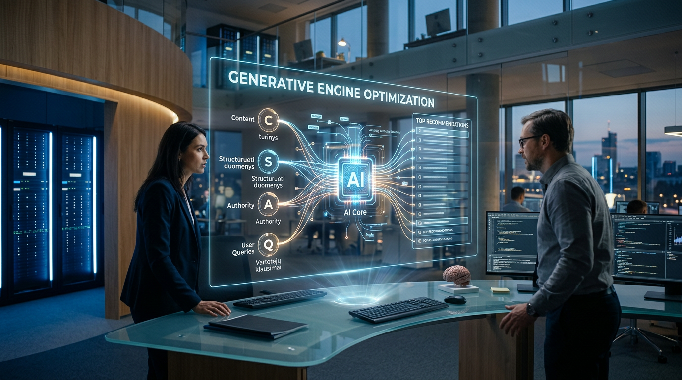GEO optimizacija Lietuvoje - Generative Engine Optimization kainos